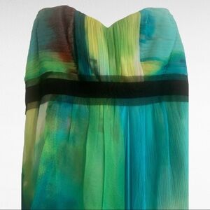 BCBG MAXAZRIA Strapless Vintage Gown